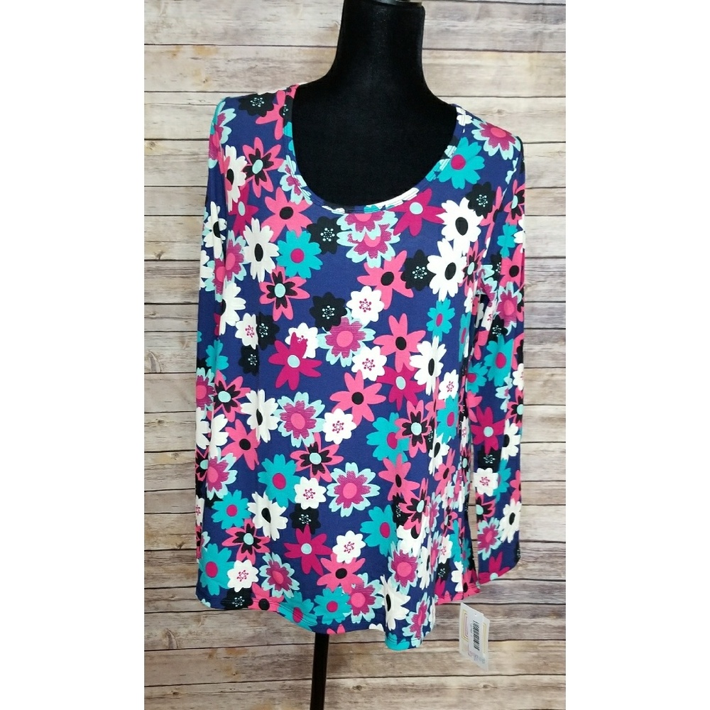 Large Floral LuLaRoe Lynnae NWT